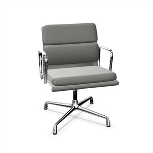 Vitra Soft Pad EA 208 Kontorstol med Svingbar Dim Grå/ Krom