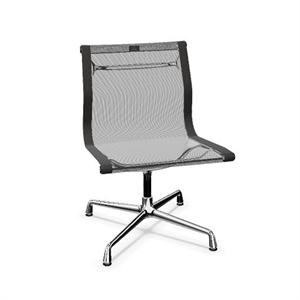 Vitra Aluminium EA 105 Kontorstol Nettvevd Mørkegrå/ Krom