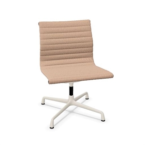 Vitra Aluminium EA 105 Kontorstol Hopsak Cognac/Elfenben/Kritt