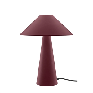 Globen Lighting Cannes Bordlampe Burgunder