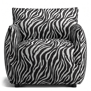 Decotique Le Petite Lenestol Zebra/ Sort/ Hvit