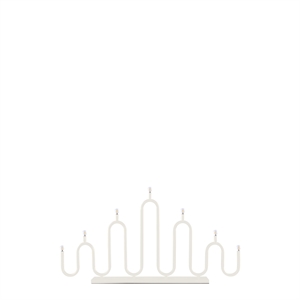 Globen Lighting Noel 7 Adventslysestake/bærbar Lampe Elfenbenshvit