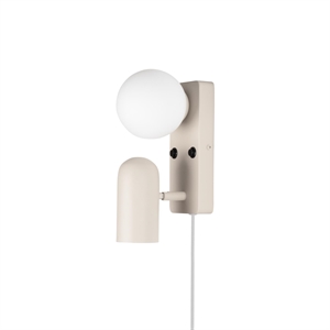 Globen Lighting Doppio Vegglampe Beige