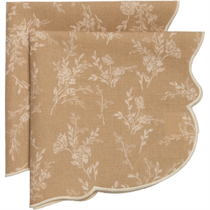 Decotique Gia Serviett Sett med 2 Beige