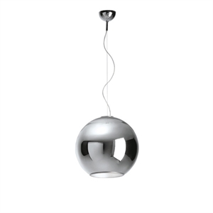 FontanaArte Globo Di Luce Taklampe Stor Krom