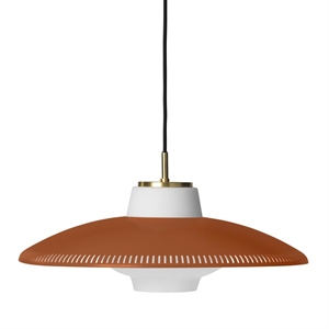 Warm Nordic Opal Shade Taklampe Lys Rusten Rød