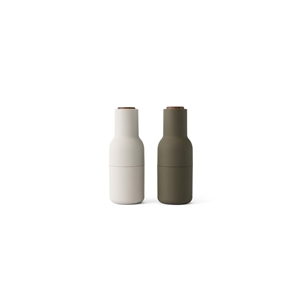 Audo Flaskekvern Sett med 2 Jaktgrønn/ Beige/valnøtt