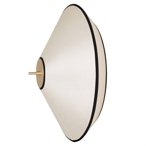 Edgeform Tafta Vegg-/Taklampe Ø52 Sort/Off-White