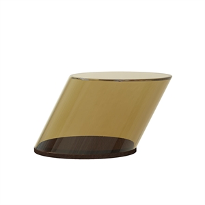 NORR11 Salongbord med Vippefunksjon , Amber/glass