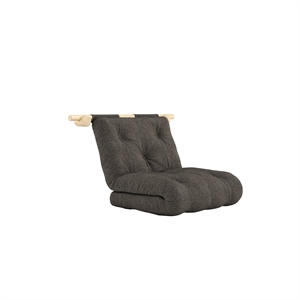 Karup Hooked Sovesofa med Madrass 75x200 Rå/642 Mellow Brown