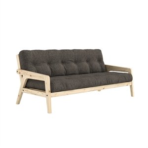 Karup Grab Sovesofa med 5-lags Madrass 642 Mellow Brown/Raw