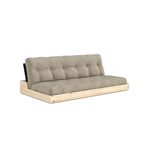 Karup Base Sovesofa med 5-lags madrass Black Night/641 Varm Sand