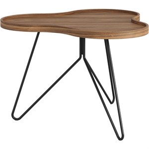 Swedese Flower Mono Salongbord 66x45 Sort/ Valnøtt