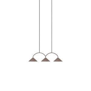 Globen Lighting Curve 3 Taklampe Mocha