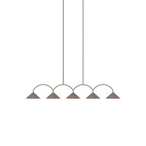 Globen Lighting Curve 5 Taklampe Mocha