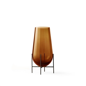 Audo Echasse Vase Liten Amber/ Bronsert Messing