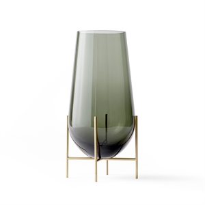 Audo Echasse Vase Stor Brent/ Børstet Messing