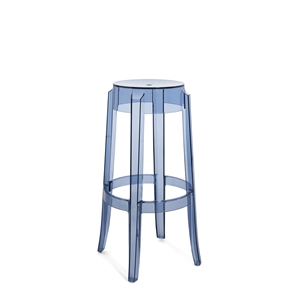 Kartell Charles Ghost Barkrakk H75 Blå