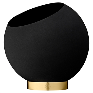 AYTM GLOBE Blomsterpotte Sort Ø21 cm