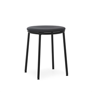 Normann Copenhagen Circa Krakk Skinntrukket Sort/ Sort Skinn 41599
