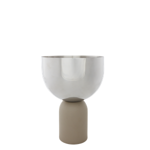 AYTM TORUS Blomsterpotte 17 cm Sølv/taupe