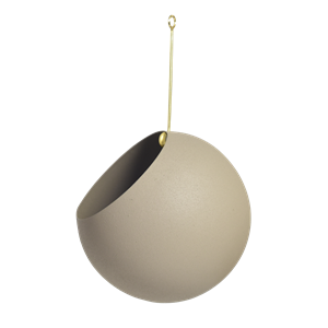 AYTM GLOBE Hengende Blomsterpotte 28 cm Gråbrun