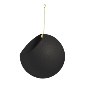AYTM GLOBE Hengende Blomsterpotte 28 cm Sort