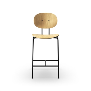 Sibast Furniture Piet Hein Barkrakk Sort i Eik