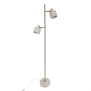 Dyberg Larsen Ocean Gulvlampe Beige/ Messing