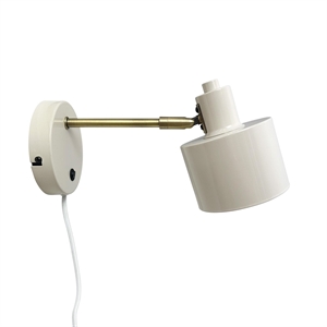 Dyberg Larsen Ocean Vegglampe Beige/ Messing