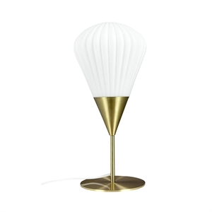 Dyberg Larsen Ballong Bordlampe Opal/ Messing