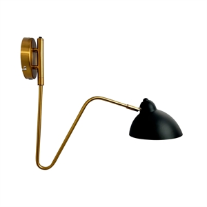 Dyberg Larsen Futura Vegglampe Med Messing Arm