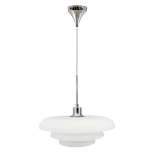 Dyberg Larsen AVA Taklampe D40 Opal/ Krom