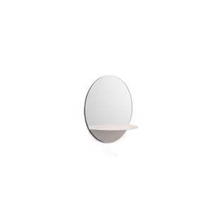 Normann Copenhagen Horizon Speil Rundt Hvit