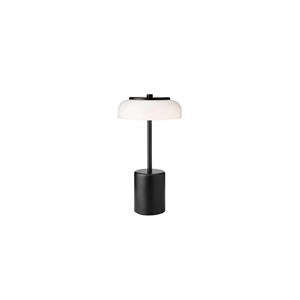 Nuura Blossi Bærbar Lampe Mini Sort/Opal