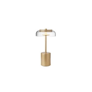 Nuura Blossi Bærbar Lampe Mini Nordic Gold/ Klar