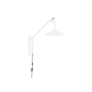 FDB Furniture U18 Hasle Vegglampe Oyster Hvit