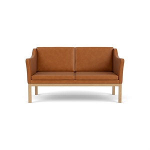 FDB Furniture L45 2-seters Sofa Konjakk