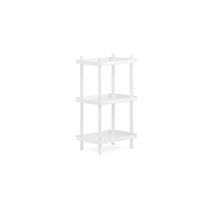 Normann Copenhagen Block Bokhylle Hvit