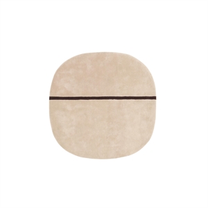 Normann Copenhagen Oona Teppe 140 x 140 cm Rose