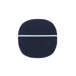 Normann Copenhagen Oona Teppe 140 x 140 cm Blå