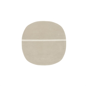 Normann Copenhagen Oona Teppe 140 x 140 cm Sand