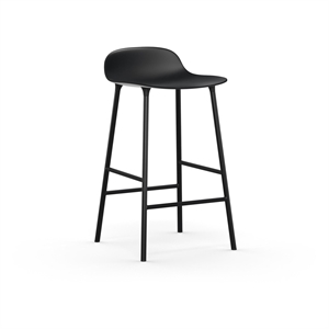 Normann Copenhagen Form Barkrakk H65 cm Sort/ Sort Stål