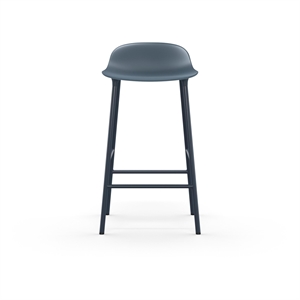 Normann Copenhagen Form Barkrakk H65 cm Blå/Stål