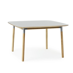 Normann Copenhagen Form Spisebord 120 x 120 cm Grå/eik