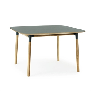 Normann Copenhagen Form Spisebord 120 x 120 cm Grønn/eik
