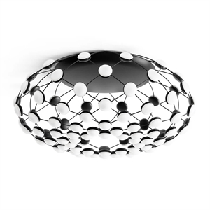 Luceplan Mesh Taklampe Ø72 Sort