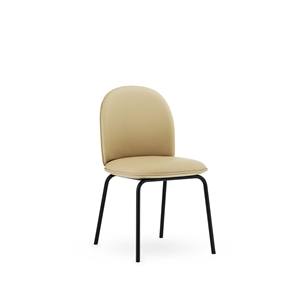 Normann Copenhagen Ace Spisestol Skinntrukket/ Sort Stål