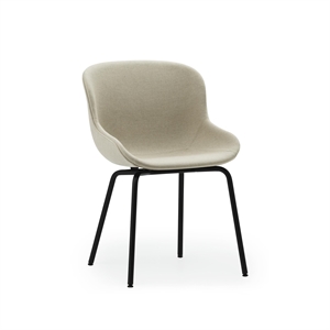 Normann Copenhagen Hyg Spisestuestol Sort Svart stål/Main Line Lin MLF20