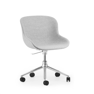 Normann Copenhagen Hyg Kontorstol med Hjul Trukket Aluminium/ Synergy LDS16